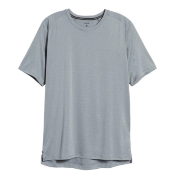 Hurley Icon Quick Dry Short-Sleeve Surf Shirt Gray - Picture 2 of 5